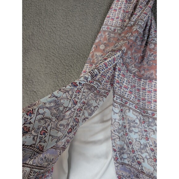 Love Reign Maxi Dress Patchwork Quilt Cottagecore Prairie Western Size Med - Picture 7 of 15